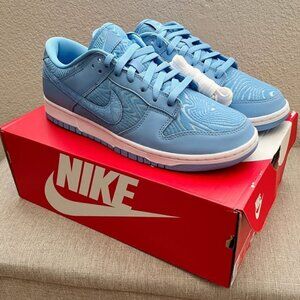 Nike Dunk Low Sneakers Mens 11 Topography University Blue Shoes New
